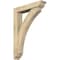 Ekena Millwork Thorton Traditional Rough Sawn Bracket w/ Offset Brace, Douglas Fir, 6"W x 28"D x 40"H BKT0604X28X40THR01RDF - alternate 1
